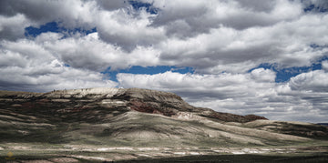 Puffy Clouds in Fossil Butte National Monument